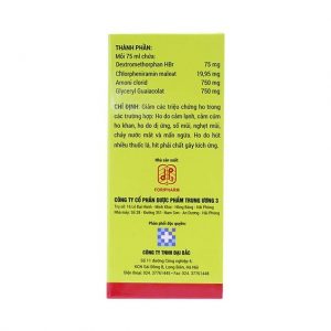 Trường Thọ - Thuốc Coje Ho TW3 điều trị các triệu chứng ho (75ml) 1 Trường Thọ - 00002005 siro coje ho 75ml 5530 1