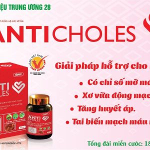 Trường Thọ - AntiCholes - Hỗ trợ giảm mỡ máu, giảm nguy cơ xơ vữa mạch máu 1 Trường Thọ - 3 16929321709181220514013