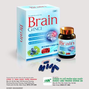 Trường Thọ - Brain Ginci - Hỗ trợ tăng cường lưu thông máu, hoạt huyết dưỡng não 1 Brain Ginci - Hỗ trợ tăng cường lưu thông máu, hoạt huyết dưỡng não
