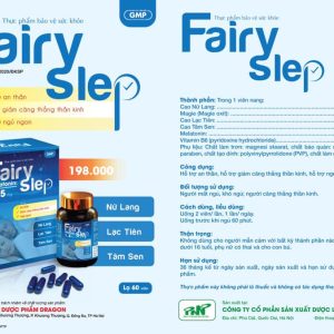 Trường Thọ - Fairy Slep - Hỗ trợ an thần, giảm căng thẳng thần kinh, giúp ngủ sâu ngon giấc 1 Trường Thọ - Fairy Slep
