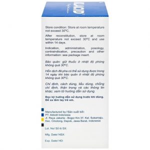 Trường Thọ - Cốm pha hỗn dịch uống Klacid 125mg/5ml điều trị nhiễm khuẩn đường hô hấp (60ml) 2 Trường Thọ - IMG 3485 4a58a5d33a