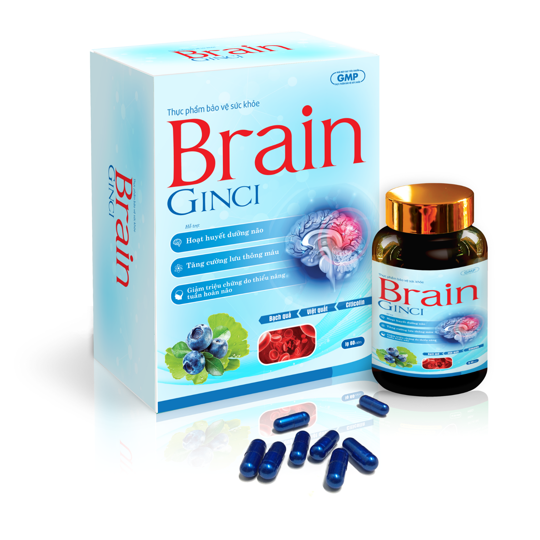 Trường Thọ (39) Brain Ginci - Hỗ trợ tăng cường lưu thông máu, hoạt huyết dưỡng não