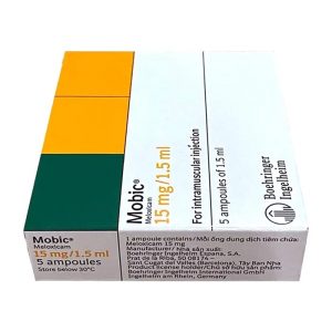 Trường Thọ - Thuốc Mobic 15mg/1.5ml Boehringer điều trị viêm xương khớp (5 ống x 1.5ml) 1 Trường Thọ - mobic 15mg15ml boehringer 5 ong