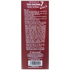 Trường Thọ - Dầu gội dược liệu Thái Dương 7 ( 200ml) 2 Trường Thọ - dau goi TD 1