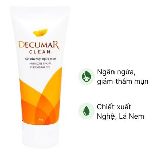 Trường Thọ - Decumar Clean - Sữa rửa mặt ngừa mụn tuýp 50g 2 Trường Thọ - decumar clean 1