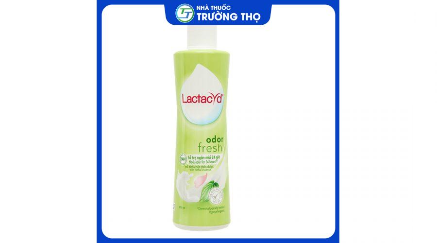 Dung dịch vệ sinh phụ nữ Lactacyd Odor Fresh 250ml