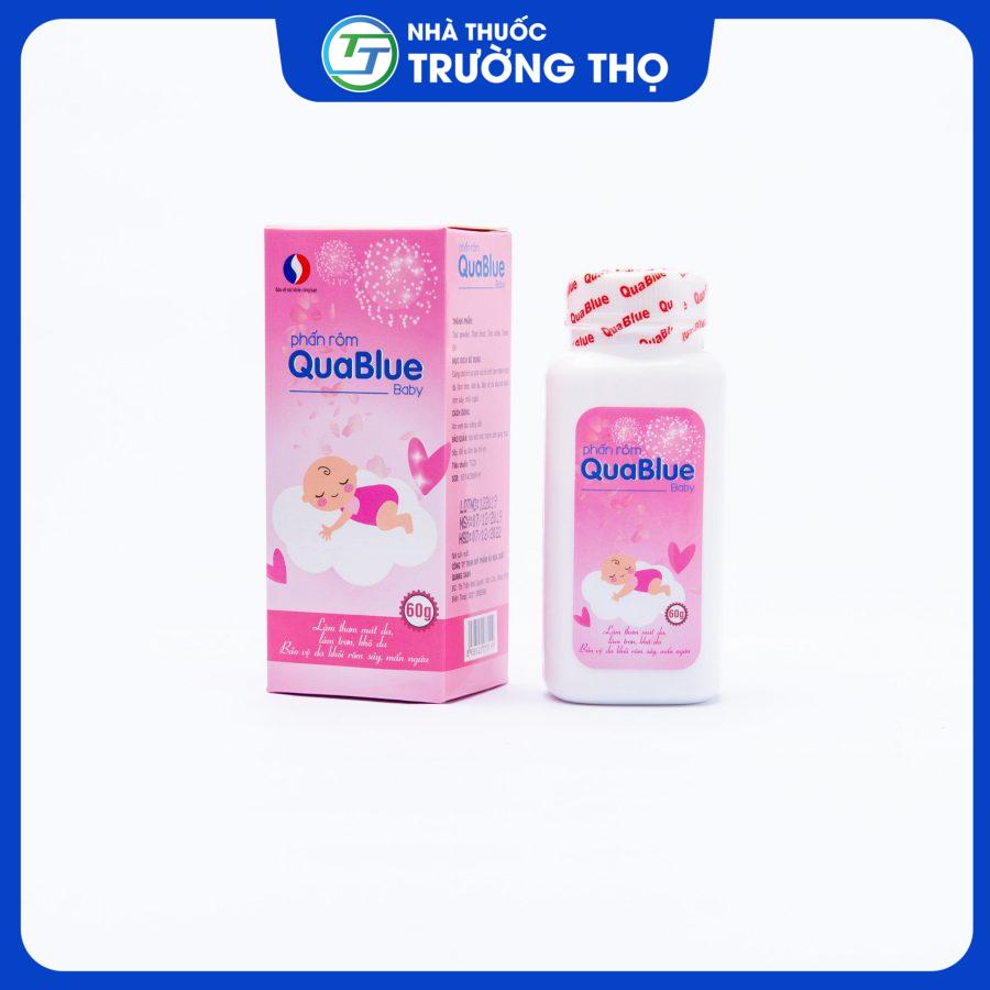 Phấn rôm Quablue baby 60g (hồng)