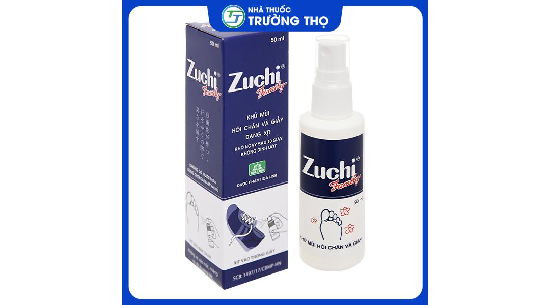zuchi-family-1 Zuchi Family Hoa Linh khử mùi hôi chân và giày (50ml)