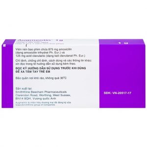 Trường Thọ - Thuốc Augmentin 1g GSK điều trị nhiễm khuẩn 2 Trường Thọ - 00000964 augmentin 1g 6862 63aa