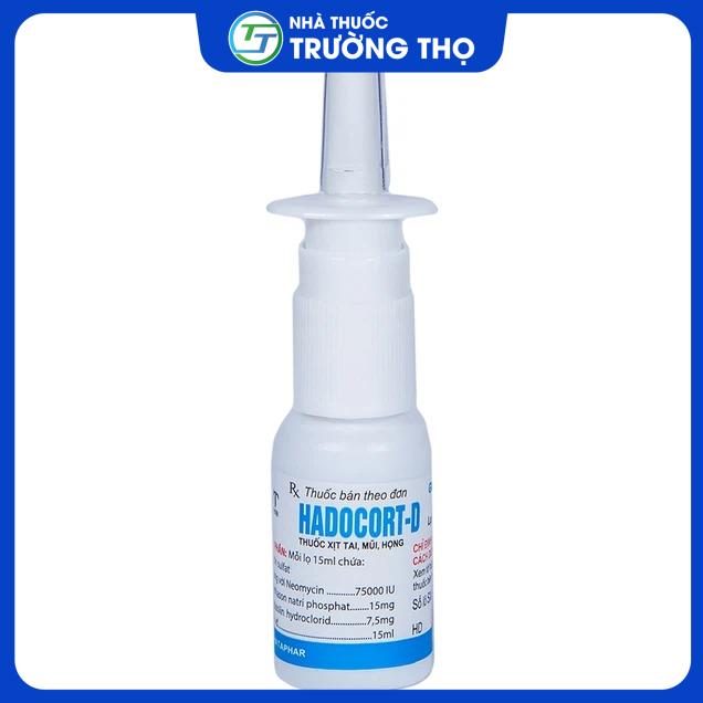 00003594_hadocort_d_15ml_5638_60 Thuốc xịt Hadocort-D Hà Tây điều trị các bệnh viêm mũi, viêm xoang