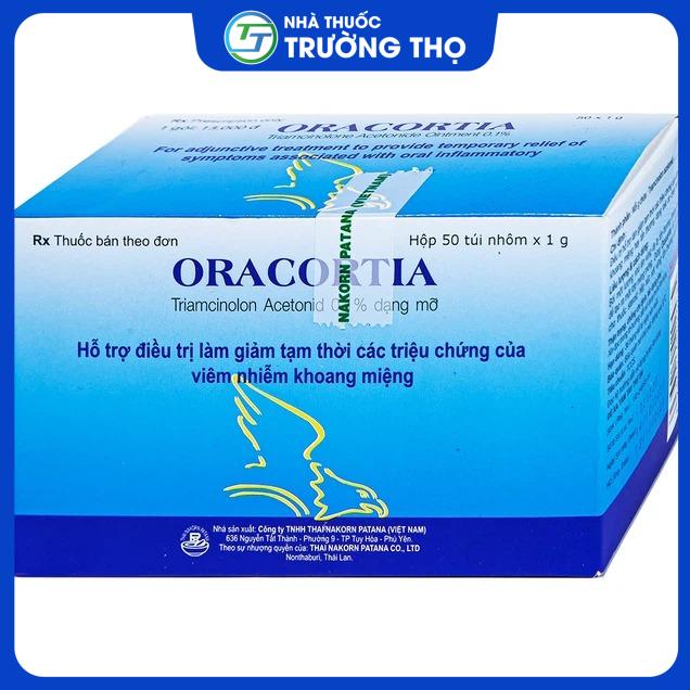 00005580_oracortia_3795_6066_lar Thuốc Oracortia Thai Nakorn Patana giảm tạm thời triệu chứng viêm nhiễm khoang miệng