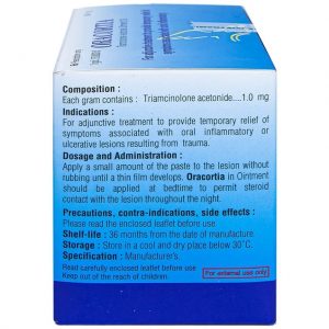 Trường Thọ - Thuốc Oracortia Thai Nakorn Patana giảm tạm thời triệu chứng viêm nhiễm khoang miệng 2 Trường Thọ - 00005580 oracortia 7398 6066 lar