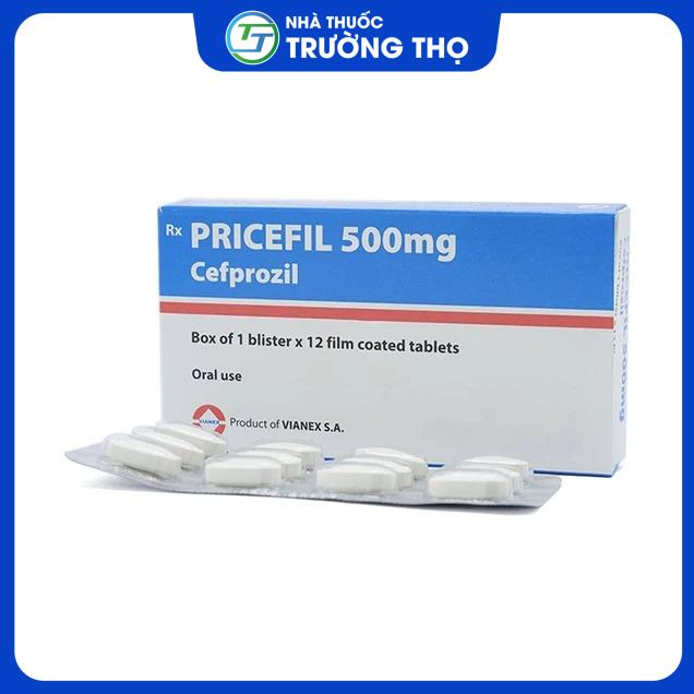 00006096_pricefil_500_5897_5c06 Thuốc Pricefil 500mg Vianex điều trị nhiễm khuẩn đường hô hấp