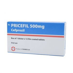 Trường Thọ - Thuốc Pricefil 500mg Vianex điều trị nhiễm khuẩn đường hô hấp 1 Trường Thọ - 00006096 pricefil 500 6992 5c06