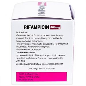 Trường Thọ - Thuốc Rifampicin 300mg Mekophar điều trị lao, phong 2 Trường Thọ - 00006372 riampicin 300mg 1229 60