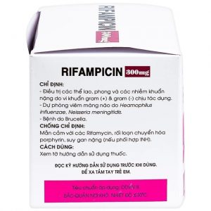 Trường Thọ - Thuốc Rifampicin 300mg Mekophar điều trị lao, phong 1 Trường Thọ - 00006372 riampicin 300mg 8743 60