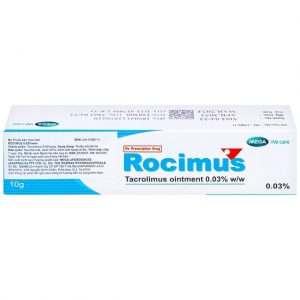 Trường Thọ - Thuốc mỡ bôi da Rocimus 0.03% điều trị viêm da cơ địa (10g) 1 Trường Thọ - 00006399 kem boi rocimus 003 meg 3