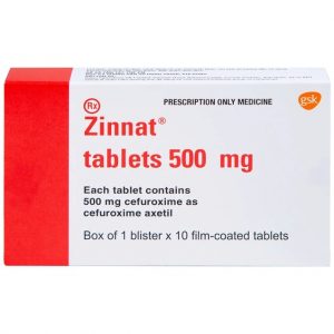 Trường Thọ - Zinnat Tablets 500mg trị nhiễm khuẩn 1 Trường Thọ - 00008252 zinnat tablets 500mg 48