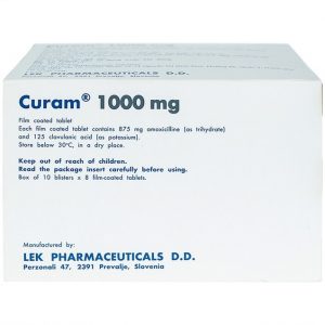 Trường Thọ - Thuốc Curam 1000mg Sandoz điều trị nhiễm khuẩn 2 Trường Thọ - 00017681 curam 1000mg sandoz 10x 1