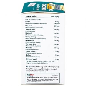 Trường Thọ - Viên xương khớp Khương Thảo Đan hỗ trợ làm trơn khớp và phục hồi sụn khớp (120 viên) 2 Trường Thọ - 00029537 khuong thao dan 120 vie 2