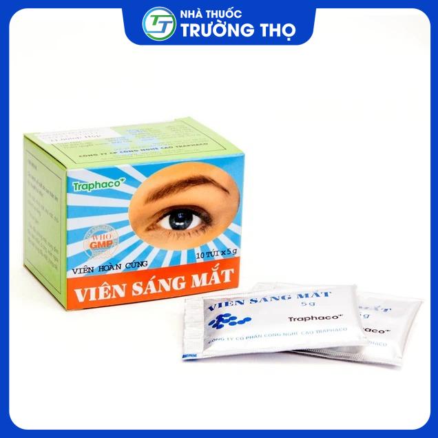 7936_vien_sang_mat_traphaco_8020 Viên Sáng Mắt Traphaco điều trị mờ mắt, nhức mắt, khô mắt (10 gói x 5g)