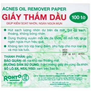 Trường Thọ - Giấy thấm dầu Acnes Oil Remover Paper 3 Trường Thọ - Acnes Oil Remover Paper1