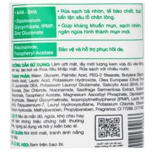 Trường Thọ - Kem rửa mặt ngăn ngừa mụn Acnes Creamy Wash 100g 3 Trường Thọ - Acnes1
