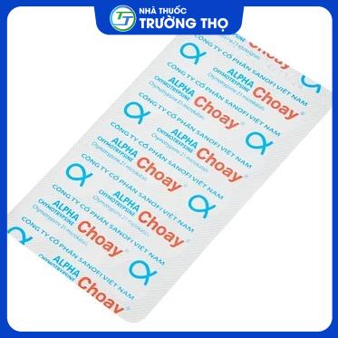 Alpha Chymotrypsine Choay 6 Trường Thọ - Alpha Chymotrypsine Choay 6