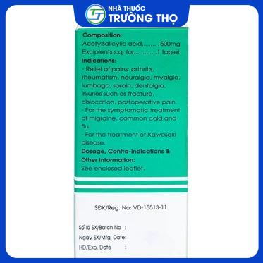Aspirin1 Trường Thọ - Aspirin1