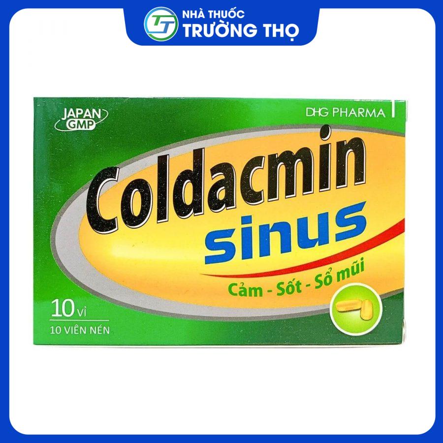 Coldacmin Thuốc Coldacmin Sinus DHG điều Trị Cảm Sốt, Nhức đầu - Nhà Thuốc Trường Thọ