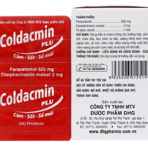 Trường Thọ - Thuốc trị cảm cúm Coldacmin Flu 2 Trường Thọ - Coldacmin1