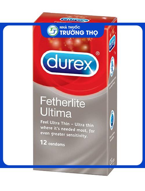 Durex-Fetherlite-Ultima-12-cai Bao cao su Durex Fetherlite Ultima 12 cái siêu mỏng
