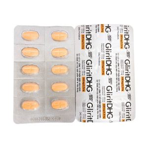 Trường Thọ - Thuốc GliritDHG 500mg/2,5mg điều trị đái tháo đường tuýp 2 (3 vỉ x 10 viên) 2 Trường Thọ - Glirit 500 2.5 1 1