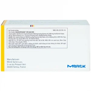 Trường Thọ - Glucophage XR 500mg 3