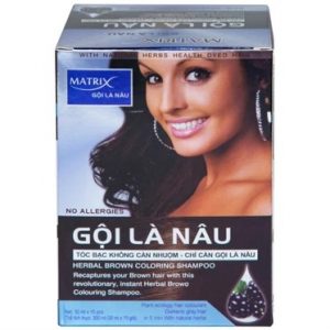 Trường Thọ - Gội là nâu Matrix (10 gói x 30ml) 2 Trường Thọ - Goi La Nau Matrix2