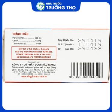 Hapacol 500 1 Trường Thọ - Hapacol 500 1