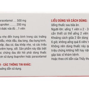 Trường Thọ - Hapacol Pain giảm đau, hạ sốt từ nhẹ đến trung bình 1 Trường Thọ - Hapacol pain1
