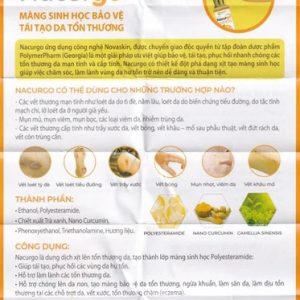 Trường Thọ - Dung dịch xịt Nacurgo bảo vệ, tái tạo da tổn thương( 12ml) 1 Trường Thọ - Nacurgo4