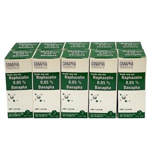 Trường Thọ - Thuốc nhỏ mũi Naphazolin 0.05% Danapha điều trị nghẹt mũi, sổ mũi, viêm mũi 1 Trường Thọ - Naphazolin Lo 5ml Da Nang