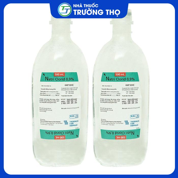 Natri-Clorid-0.9-500ml Trường Thọ - Natri Clorid 0.9 500ml