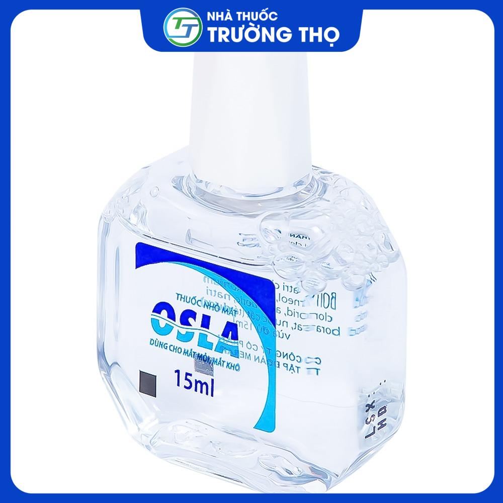 Osla 15ml 2 Thuốc nhỏ mắt Osla Merap Group dùng cho mắt mỏi, mắt khô, ngứa mắt, khô rát mắt