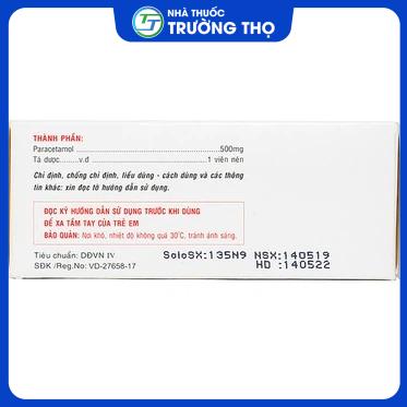 Paracetamol2 Trường Thọ - Paracetamol2