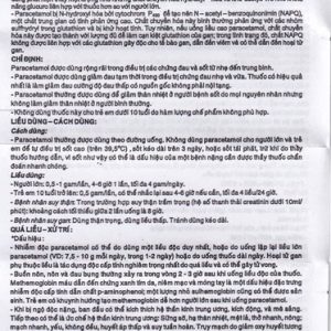 Trường Thọ - Thuốc Paracetamol 500mg Armephaco giảm đau, hạ sốt 1 Trường Thọ - Paracetamol3