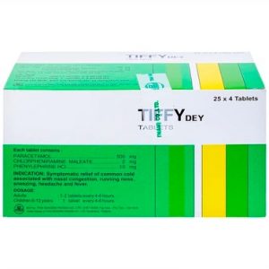 Trường Thọ - Thuốc Tiffy Dey Thai Nakorn Patana điều trị nghẹt mũi, sổ mũi 3 Trường Thọ - Tiffy2
