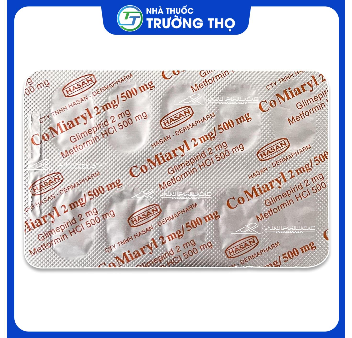 comiaryl 2-500 3 Trường Thọ - comiaryl 2 500 3