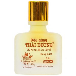 Trường Thọ - Dầu gừng Thái Dương 6ml - Giảm đau, thông kinh, hoạt lạc 1 Trường Thọ - dau gung thai duong 6ml