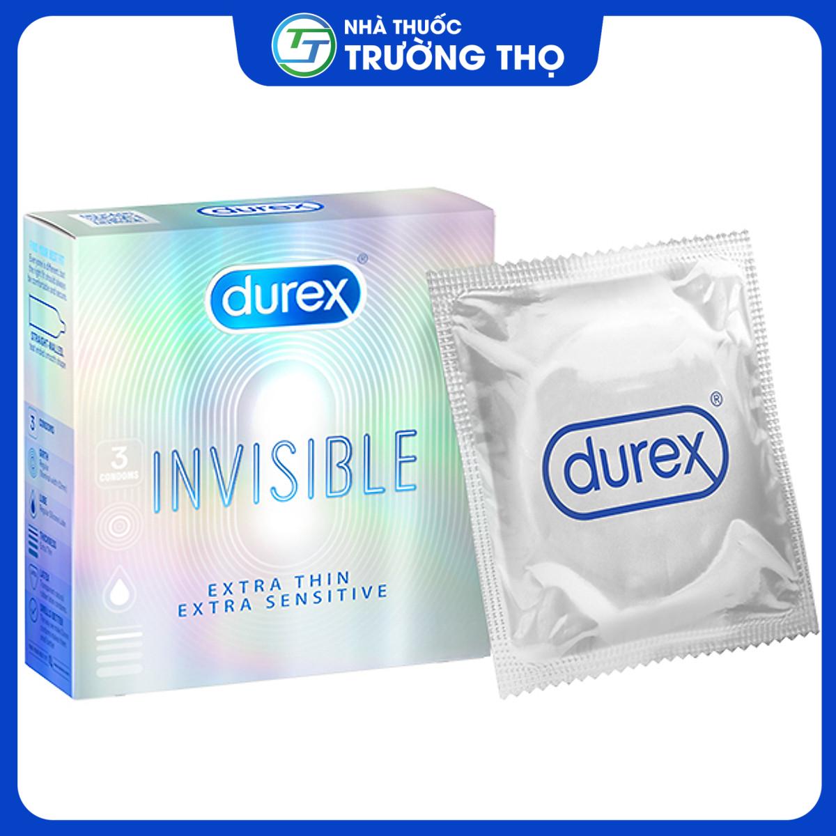durex-INVISIBLE Bao cao su Durex Invisible Extra Thin Extra Sensitive