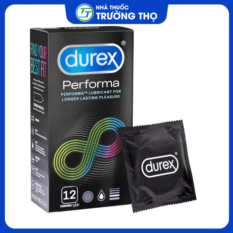 Bao cao su Durex Performa 12 cái kéo dài "cuộc yêu"