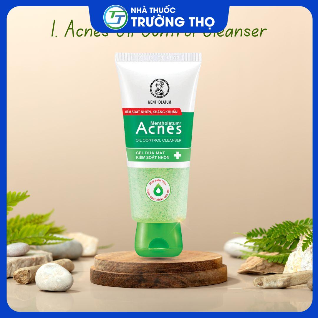 gel-rua-mat-kiem-soat-nhon-acnes-100g Gel rửa mặt kiểm soát nhờn Acnes Oil Control Cleanser 100g