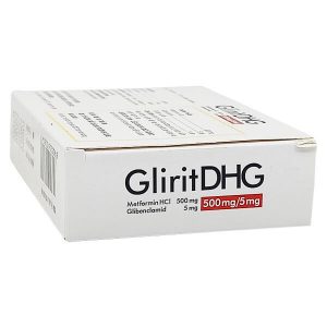 Trường Thọ - Thuốc GliritDHG 500mg/5mg điều trị tiểu đường tuýp 2 (3 vỉ x 10 viên) 1 Trường Thọ - glirit 500 5 1